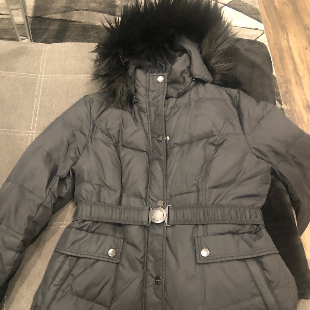 DKNY Fur Coat